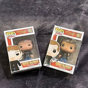 Pair of Boondock Saints Funko Pops … #181 and 182 Connor & Murphy MacManus